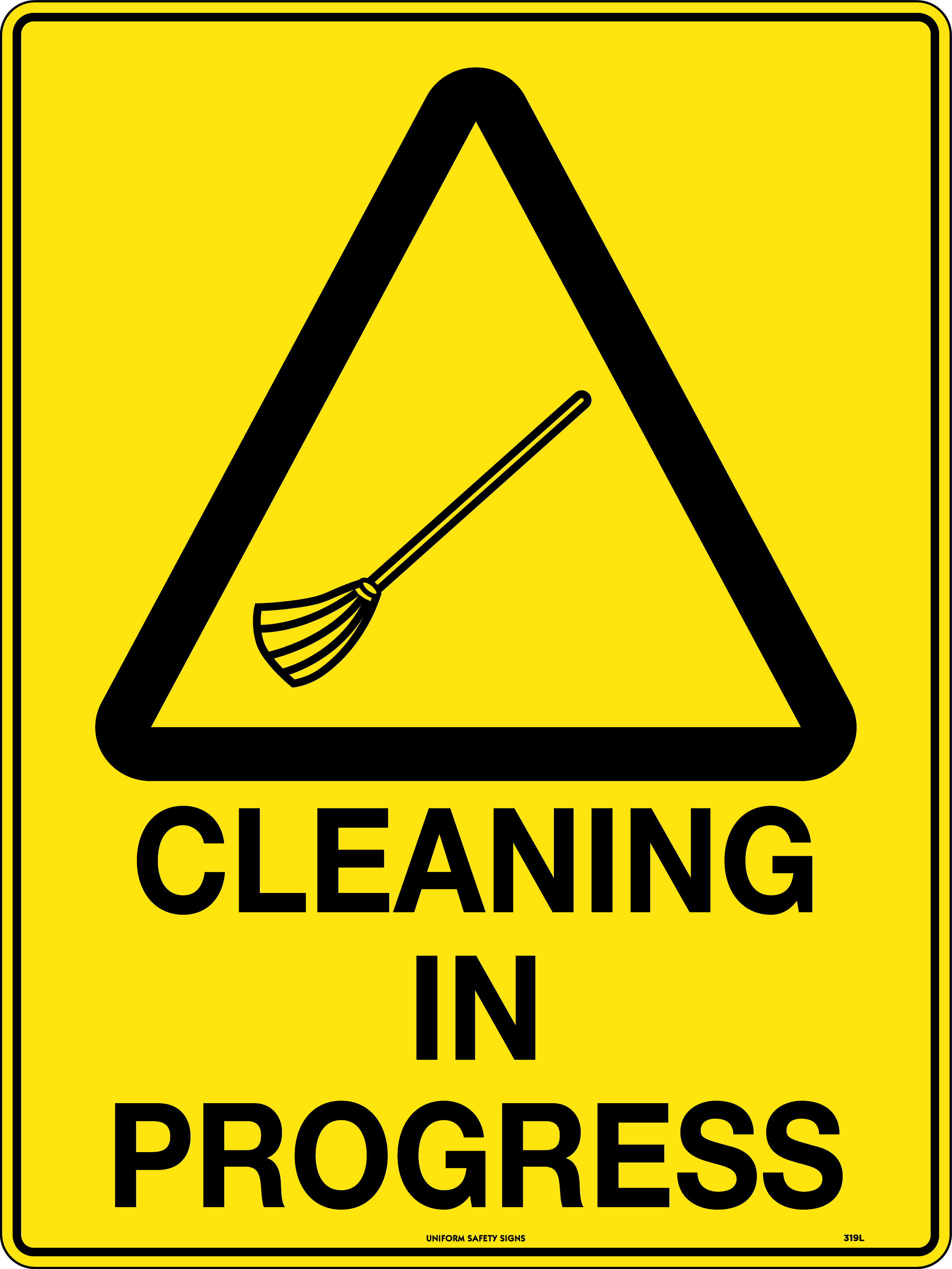 Cleaning In Progress Cleaning In Progress