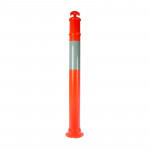Orange Hi-Vis T-Top Bollard STEM ONLY