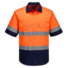 Industrial Hi-Vis Lightweight Contrast Shirt S/S
