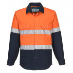 MA803 - Industrial Hi-Vis Lightweight Contrast Shirt L/S