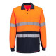 MP613 - Hi-Vis Class D/N Contrast Polo Shirt L/S