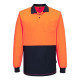 MP615 - Hi-Vis Contrast Class D Polo Shirt L/S
