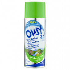 Oust™ 3 in 1 - Outdoor Scent Hard Surface Disinfectant, Soft Surface Deodoriser and Fights Tough Odours 325g