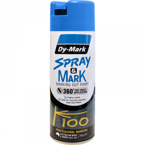 Spray & Mark 350g - Fluro Blue Spray & Mark 350g - Fluro Blue