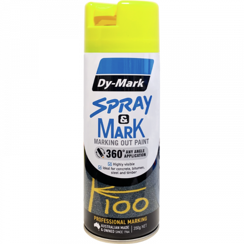 Spray & Mark 350g - Fluro Yellow Spray & Mark 350g - Fluro Yellow