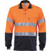 Hi Vis Two Tone Cotton Back Polos with Generic R.Tape - L/S