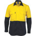 HiVis Cool-Breeze Vertical Vented Cotton Shirt - Long sleeve