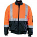 HIVIS 2 TONE BOMBER JACKET WITH CSR R/TAPE