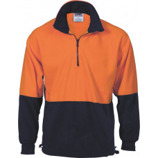 HiVis Two Tone 1/2 Zip Polar Fleece