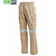 Multi-Pocket Cargo Pants with Reflective Tape