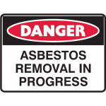 Corflute Sign - Danger Asbestos