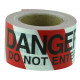 Red & White Danger Do Not Enter Tape