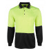 Hi Vis Long Sleeve Jacquard Polo