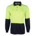 Hi Vis Long Sleeve Jacquard Polo