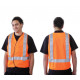 Fluoro H Back Safety Vest - Reflective