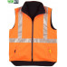 Hi-Vis Reversible Vest with Reflective Tape