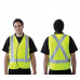 Fluoro X Back Safety Vest - Reflective