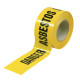 Yellow & Black - Caution Asbestos Tape - 100M