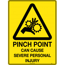 Pinch Point - Can Cause Severe Personal Injury
