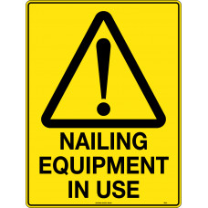 Nailing Equipment In Use