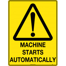 Machine Starts Automatically