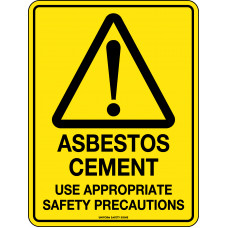 Asbestos Cement - Use Appropriate Safety Precautions