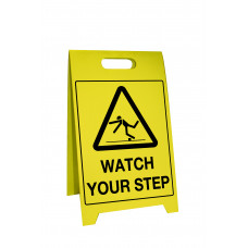 Corflute Sign Stand - Watch Your Step