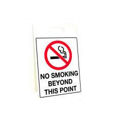 Corflute Sign Stand - No Smoking Beyond This Point