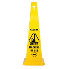 Safety Cone - Caution Walkie Stackers In Use