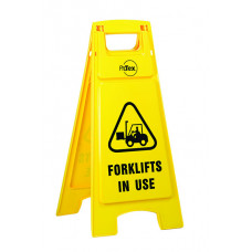 Plastic A-Frame - Forklifts In Use