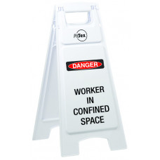 Plastic A-Frame - Danger Worker In Confined Space