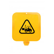 Lock-In Sign Frame - Forklifts Pictogram