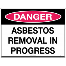Danger - Asbestos Removal In Progress