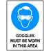 Goggles Must Be Worn In This Area