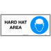 This Is A Hard Hat Area Safety Helmets Must Be Worn