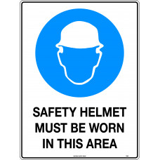 Safety Helmet Must Be Worn In This Area