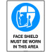 Face Shield Must Be Worn In This Area