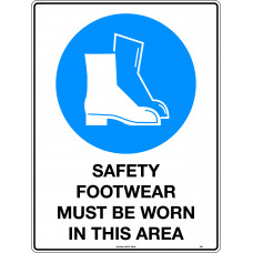 Safety Footwear Must Be Worn In This Area
