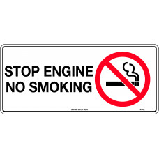 Stop Engine No Smoking