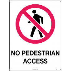 No Pedestrian Access
