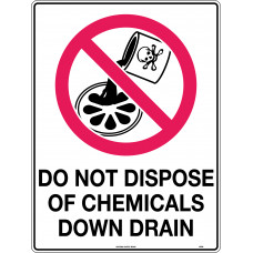 Do Not Dispose Of Chemicals Down Drain