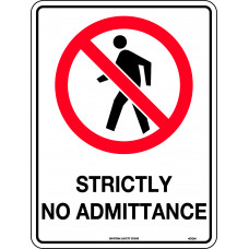 Strictly No Admittance