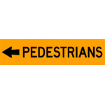 1200x300mm Pedestrians (Arrow Left)